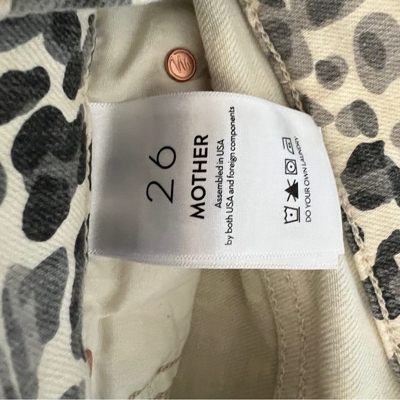 Mother denim shadow leopard jeans - Picture 6 of 8